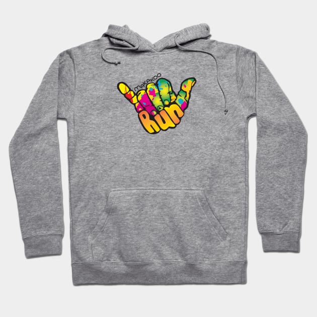 Hang Loose Run Hoodie by Makakoo Designs